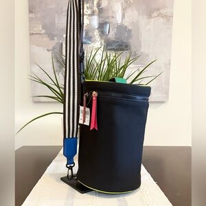 Henri Bendel Neoprene Cooler with removable strap